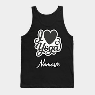 Yoga Joga Namaste Cat Dog Mandala Llama Gift Idea Tank Top